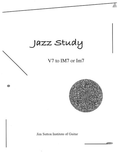 Jazz Guitar V7 to I Study